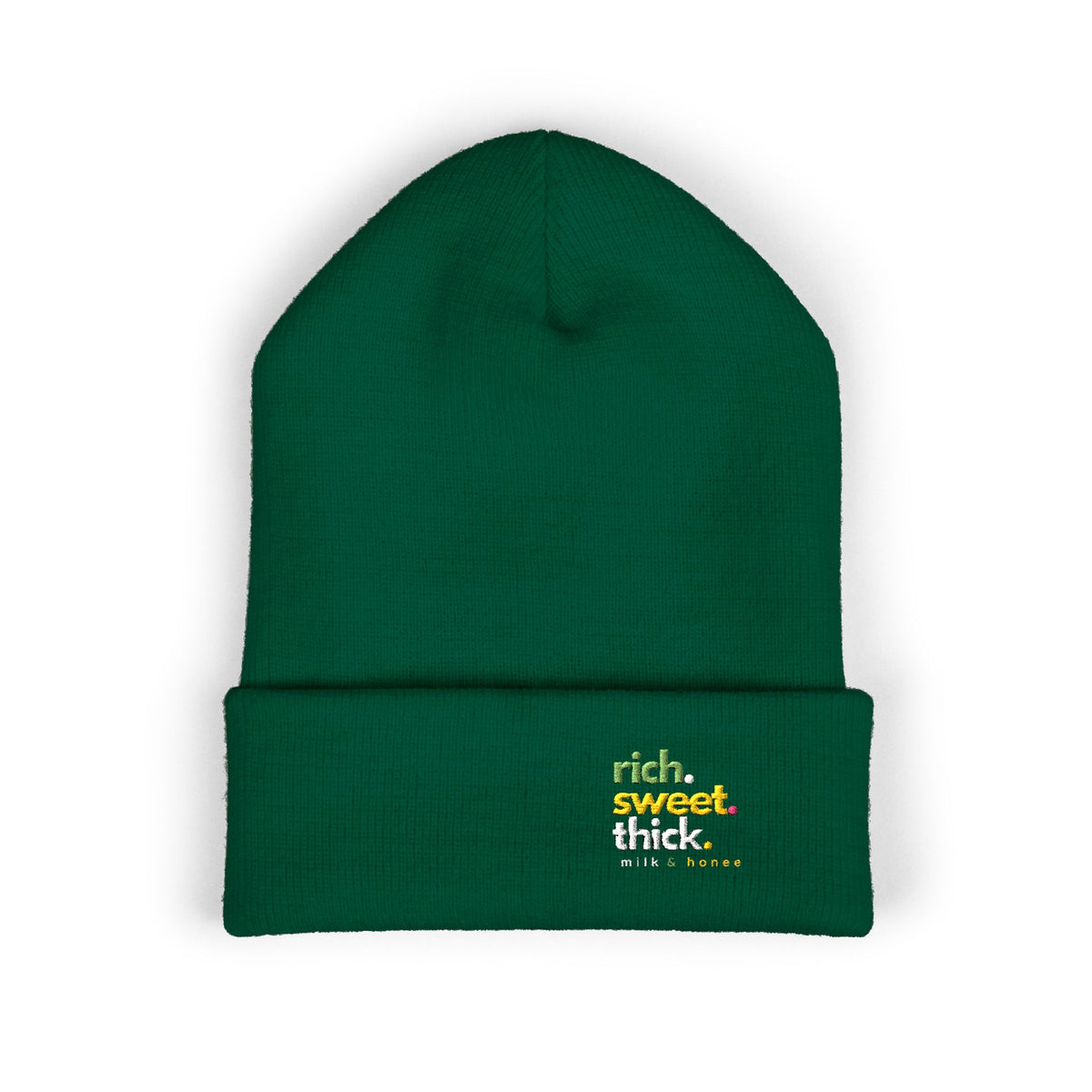 RICH SWEET THICK Beanie — Minimal Adventure Cuffed Hat