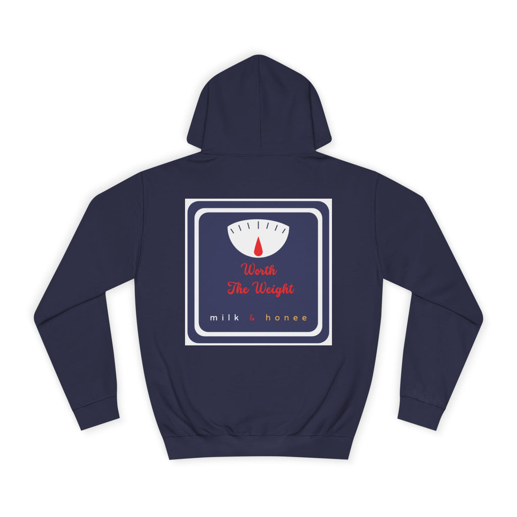 M&H Hoodie — "Worth" Graphic College Pullover