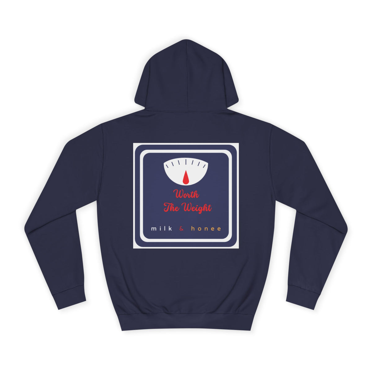 M&H Hoodie — "Worth" Graphic College Pullover