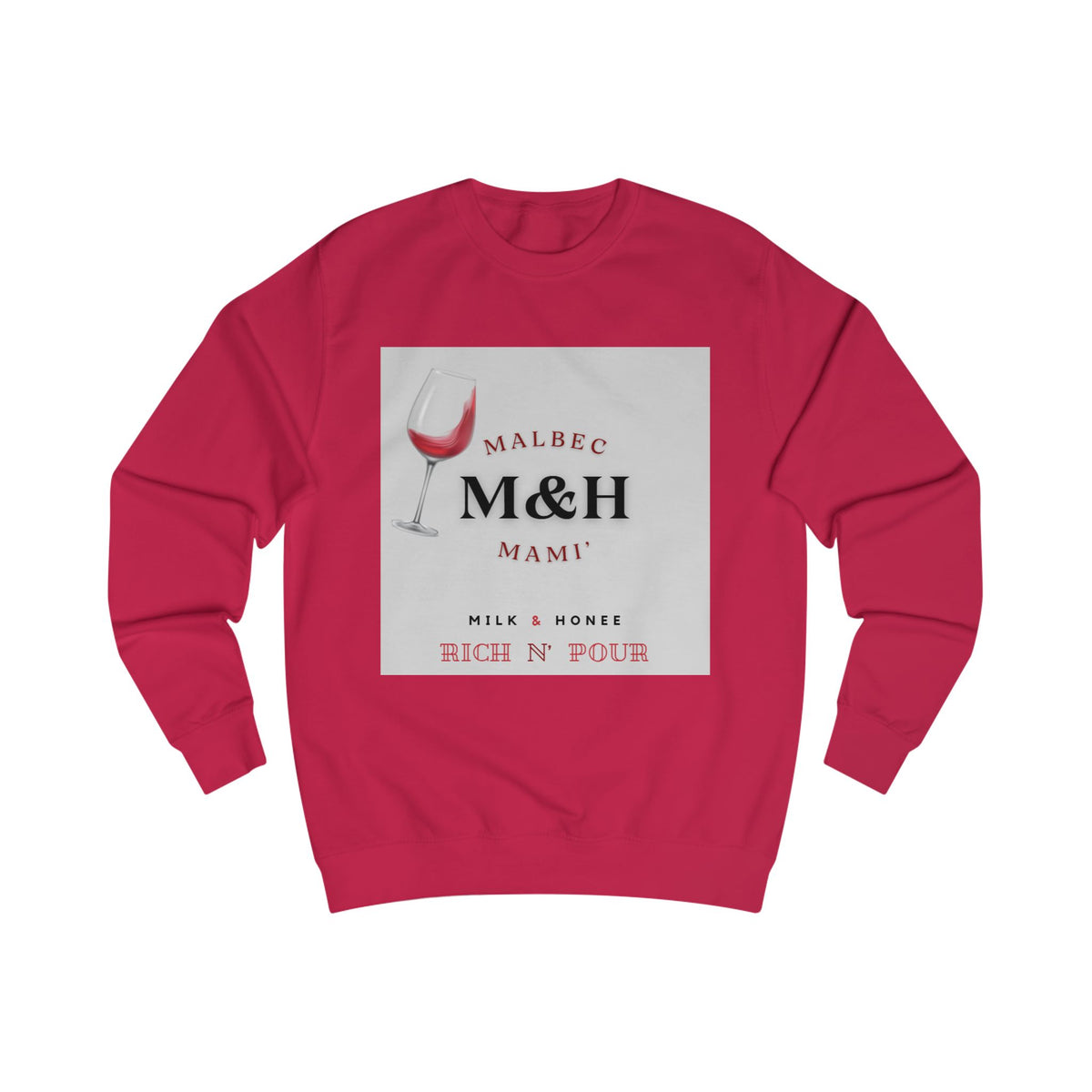 "M&H Malbec Mami" Graphic Crewneck Sweatshirt