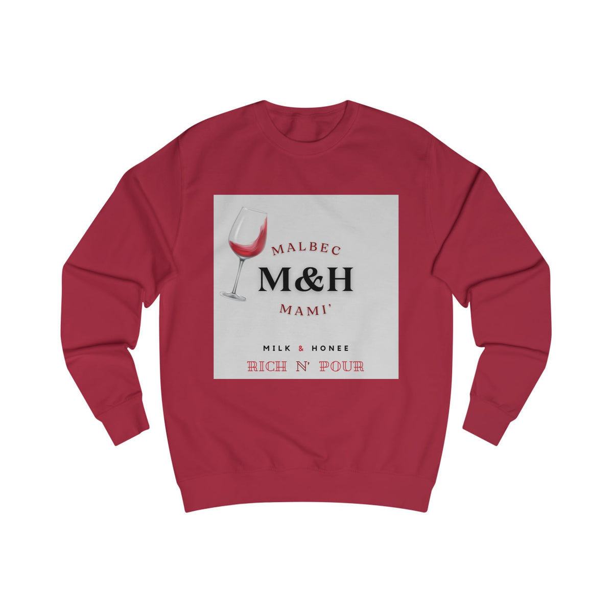 "M&H Malbec Mami" Graphic Crewneck Sweatshirt