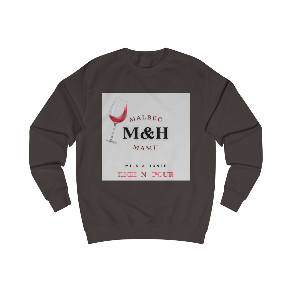 "M&H Malbec Mami" Graphic Crewneck Sweatshirt