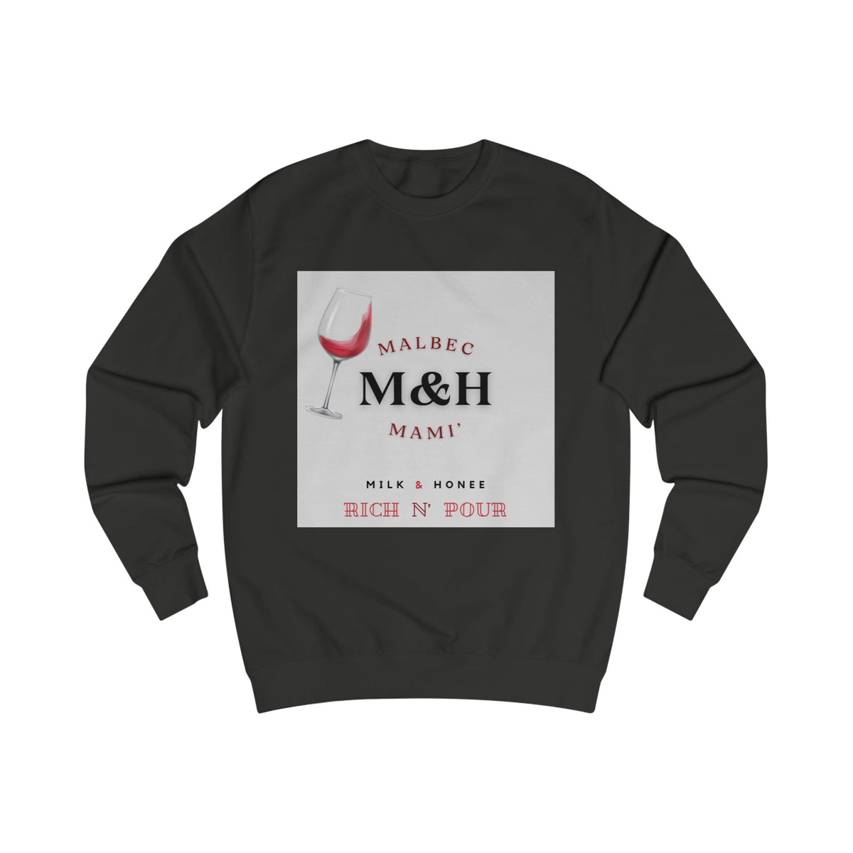 "M&H Malbec Mami" Graphic Crewneck Sweatshirt