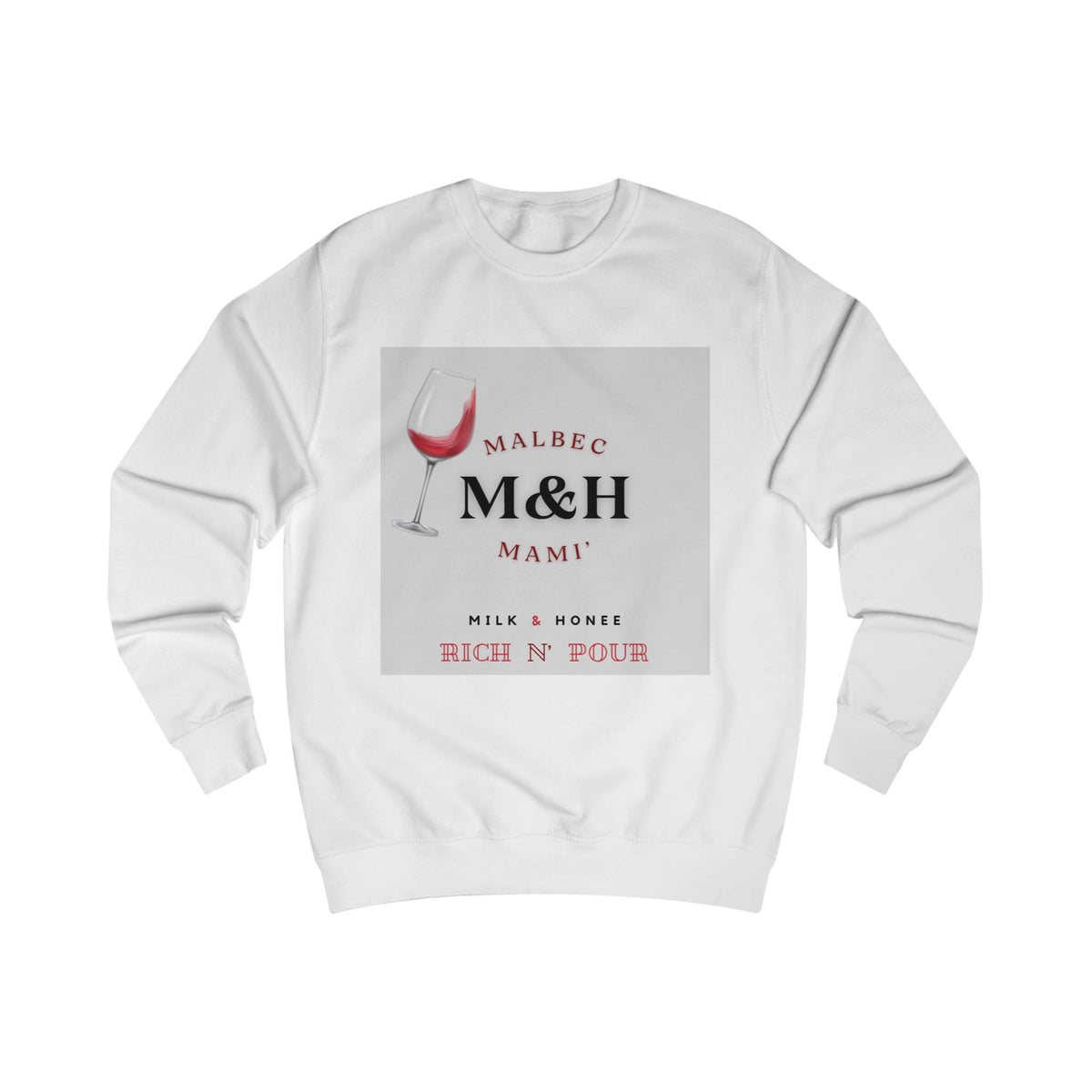 "M&H Malbec Mami" Graphic Crewneck Sweatshirt
