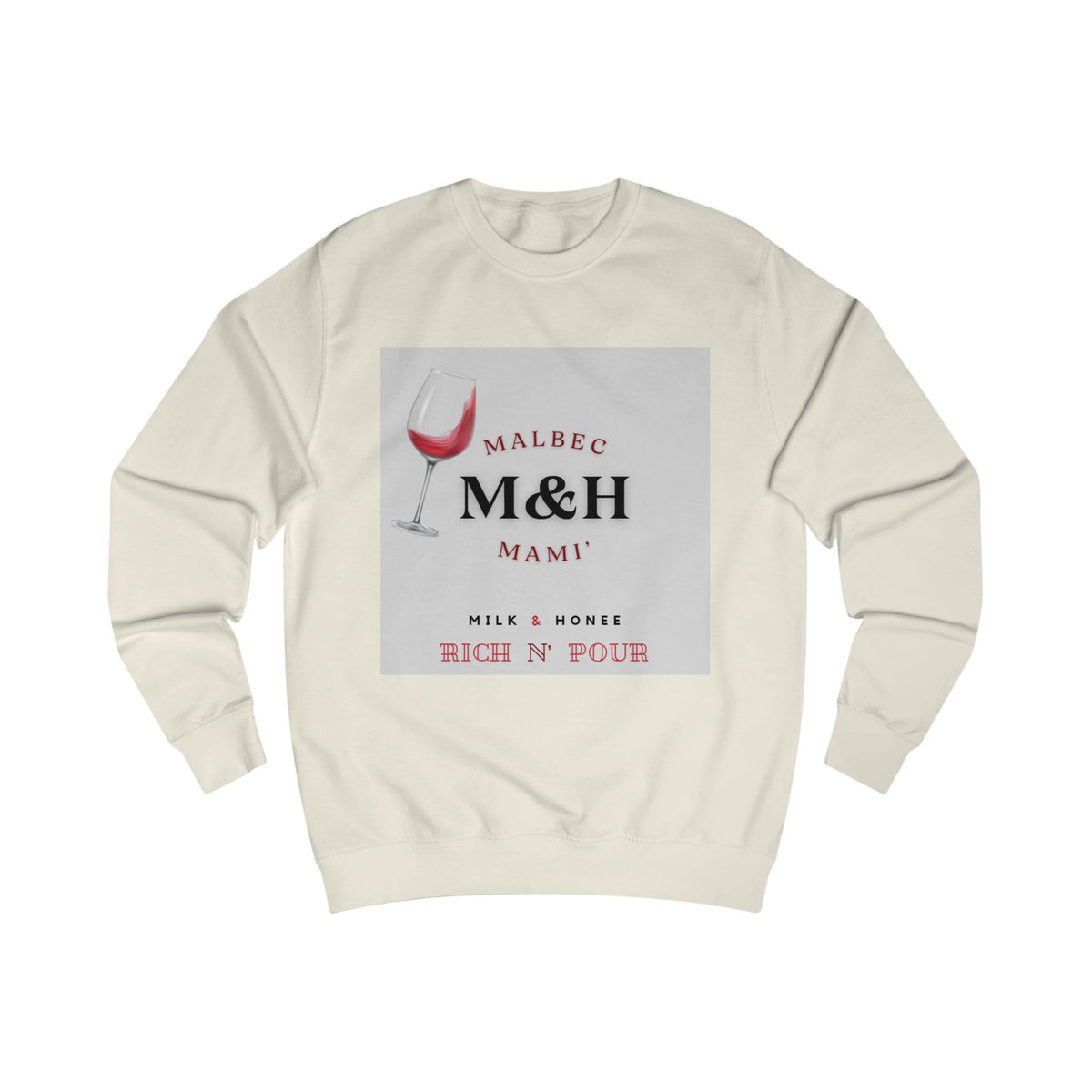 "M&H Malbec Mami" Graphic Crewneck Sweatshirt