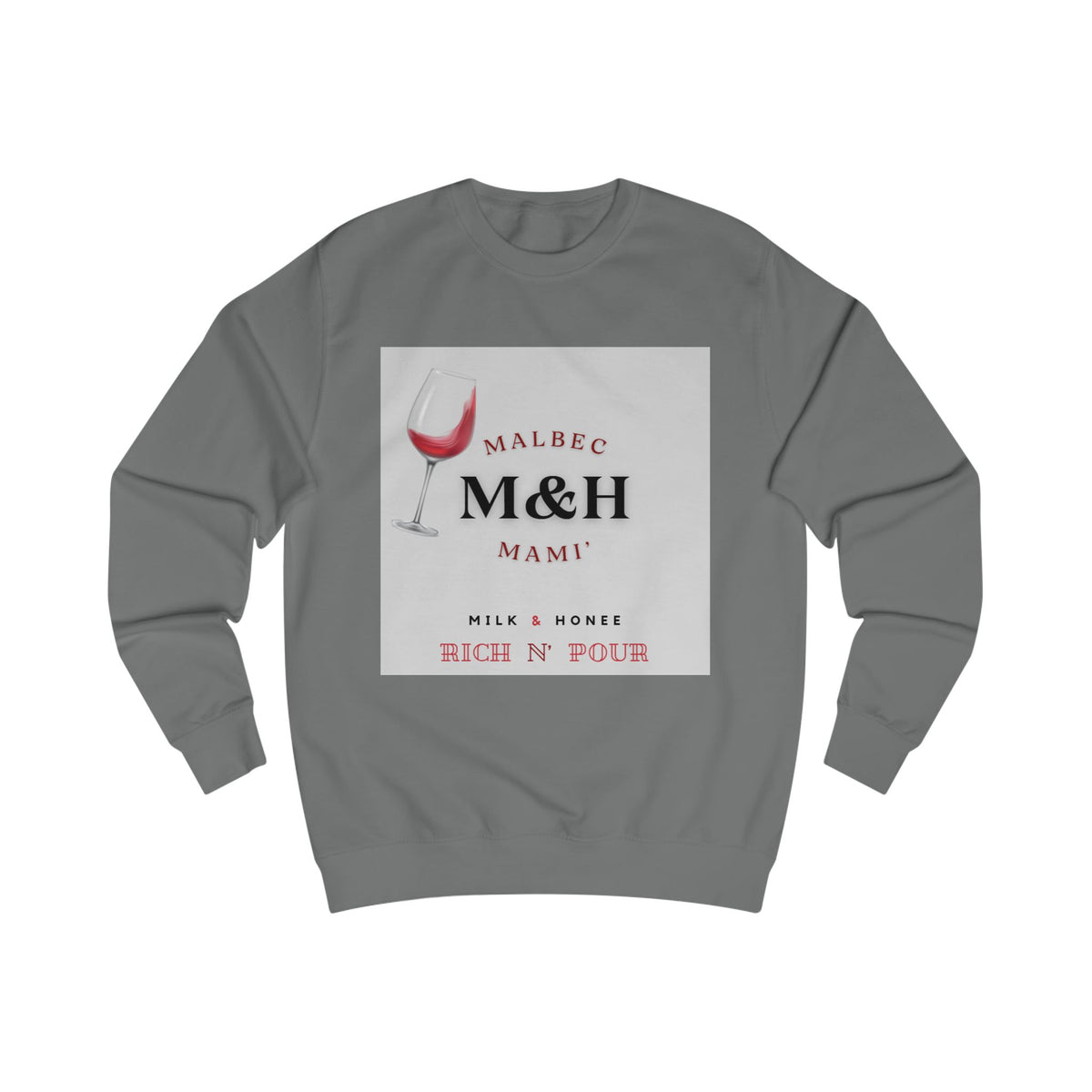 "M&H Malbec Mami" Graphic Crewneck Sweatshirt