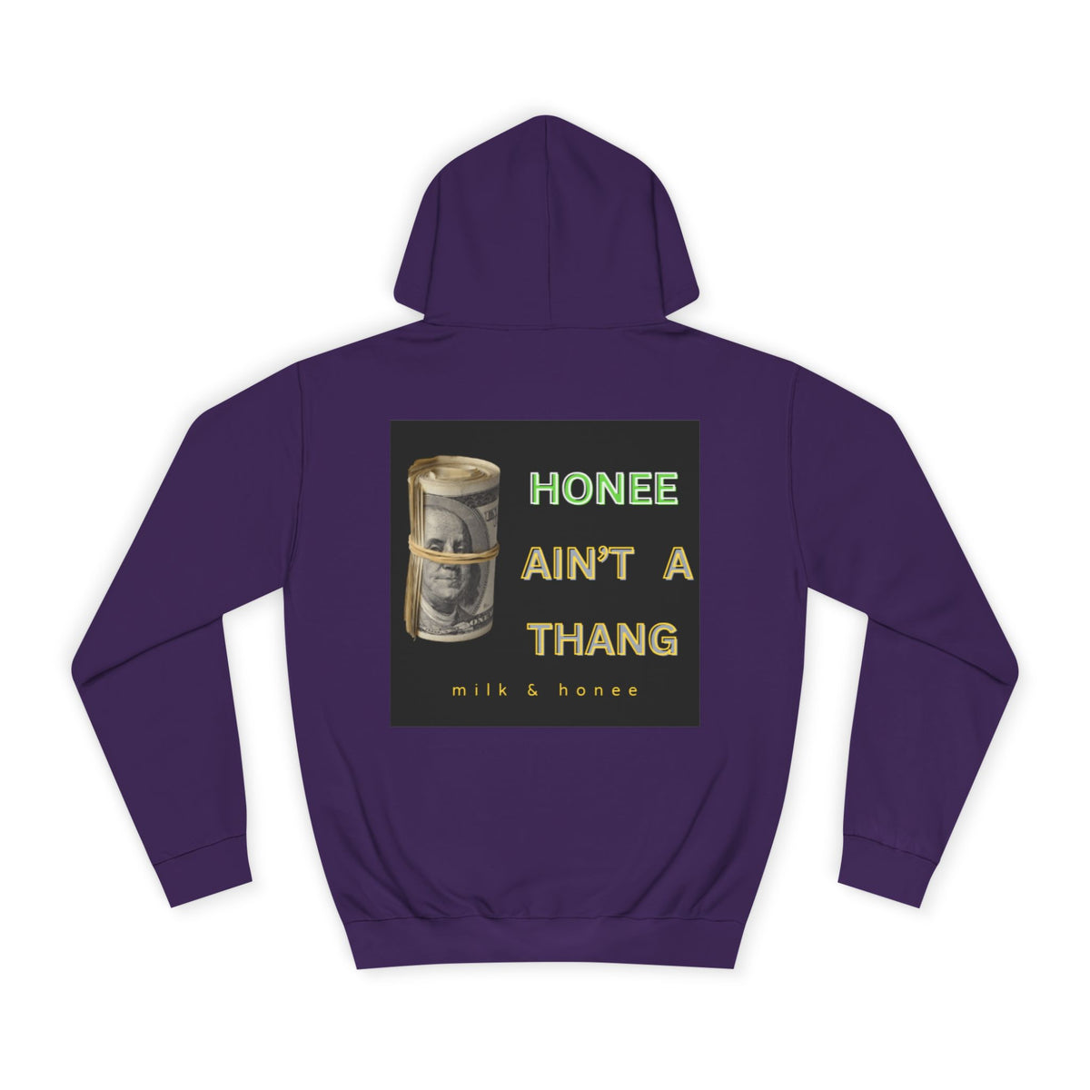 M&H Hoodie — "Honee Ain't" Graphic College Pullover