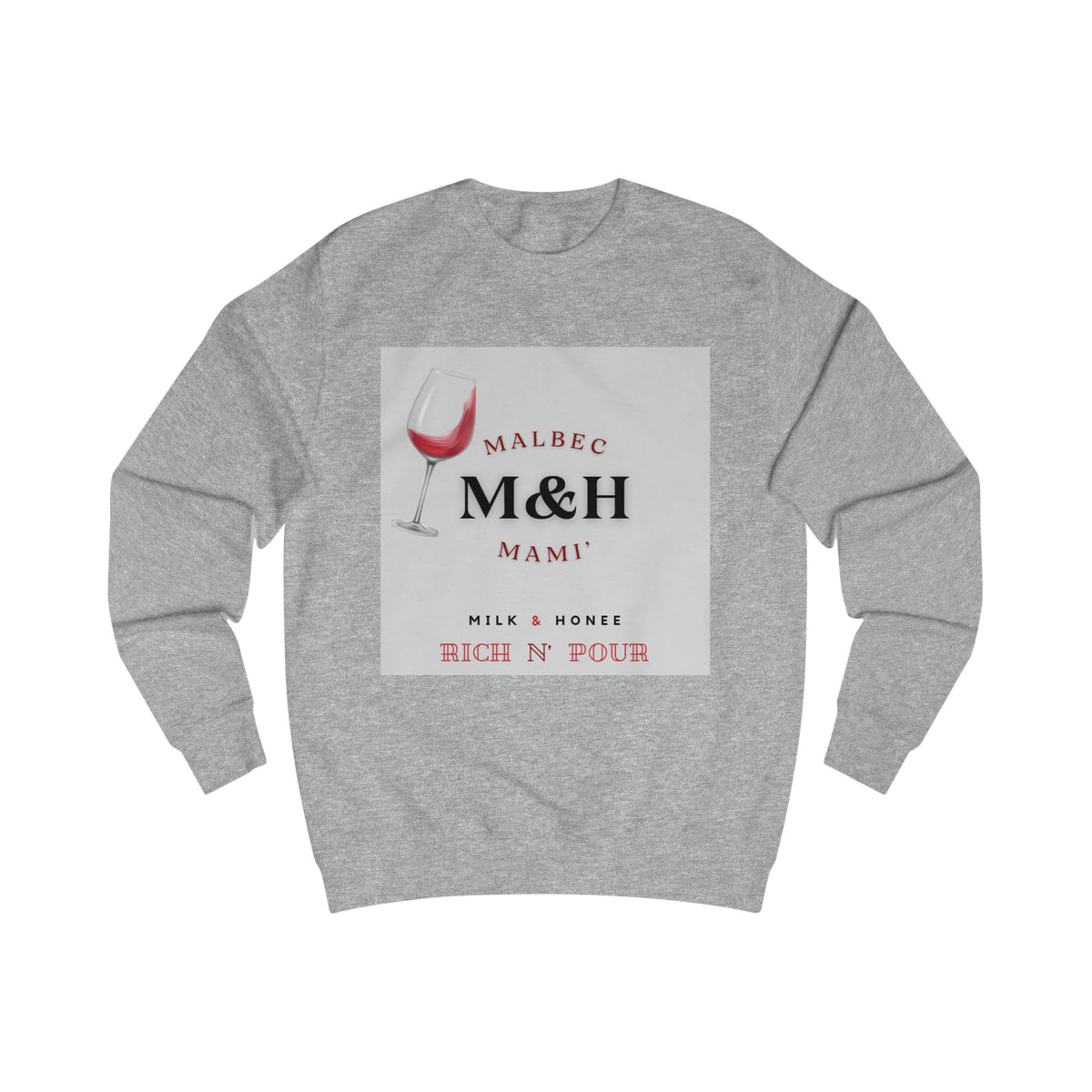 "M&H Malbec Mami" Graphic Crewneck Sweatshirt