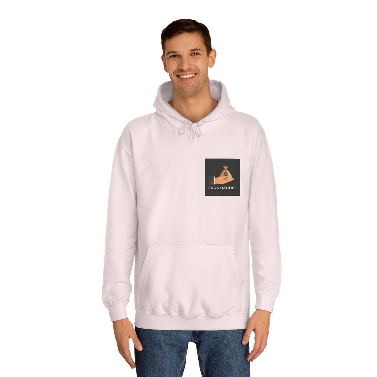 College Hoodie — Retro 'Watch n Learn Gold' Graphic Pullover
