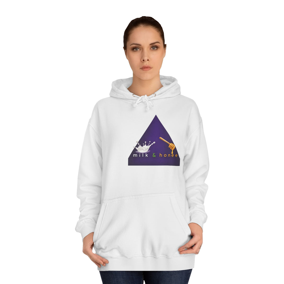 M&H Hoodie — "QUEEN'S CREST" Graphic College Pullover