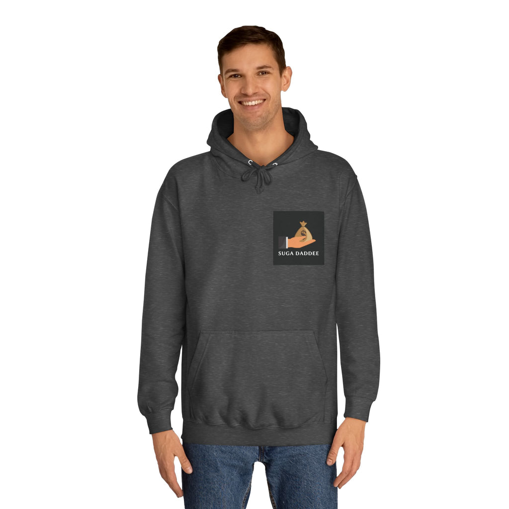 College Hoodie — Retro 'SD' Graphic Pullover