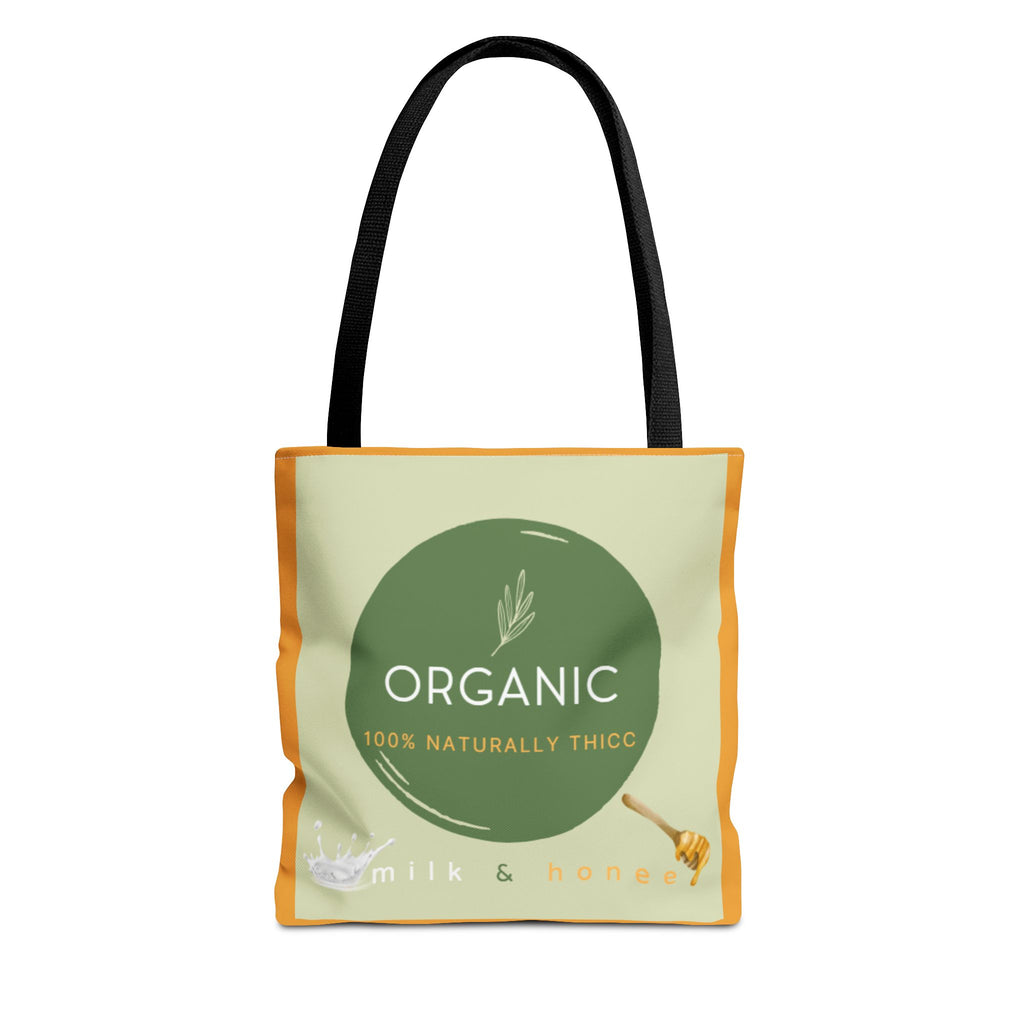 Organic Milk & Honee Tote Bag — Natural, Eco-Friendly Market Tote