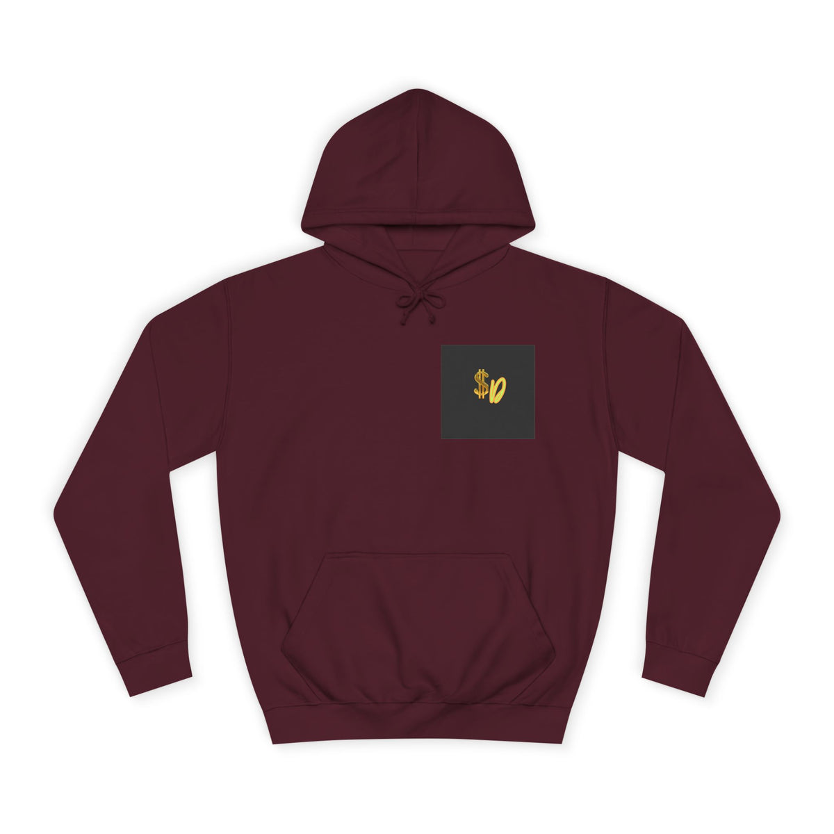 College Hoodie — Retro 'Kiss' Graphic Pullover