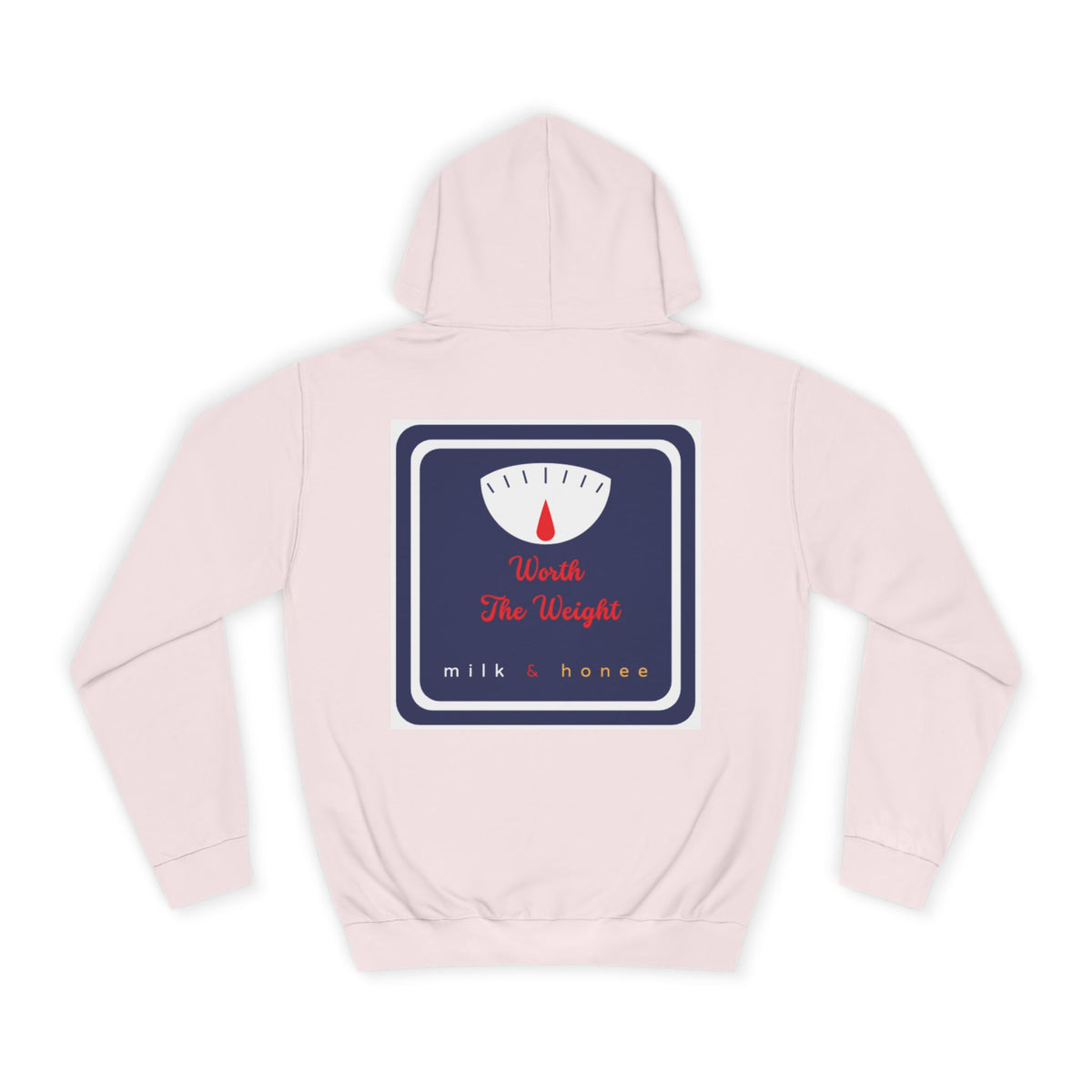 M&H Hoodie — "Worth" Graphic College Pullover