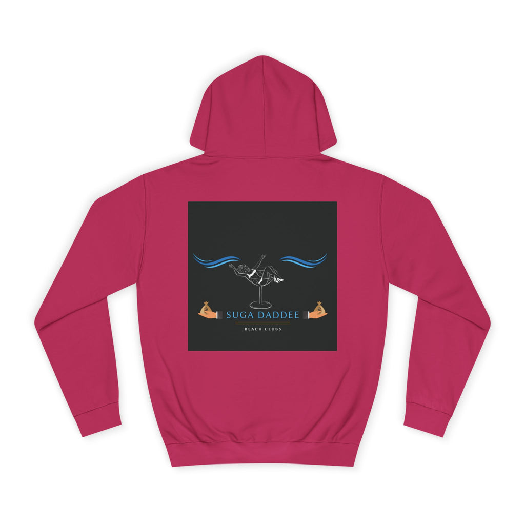 College Hoodie — Retro 'Beach Club' Graphic Pullover