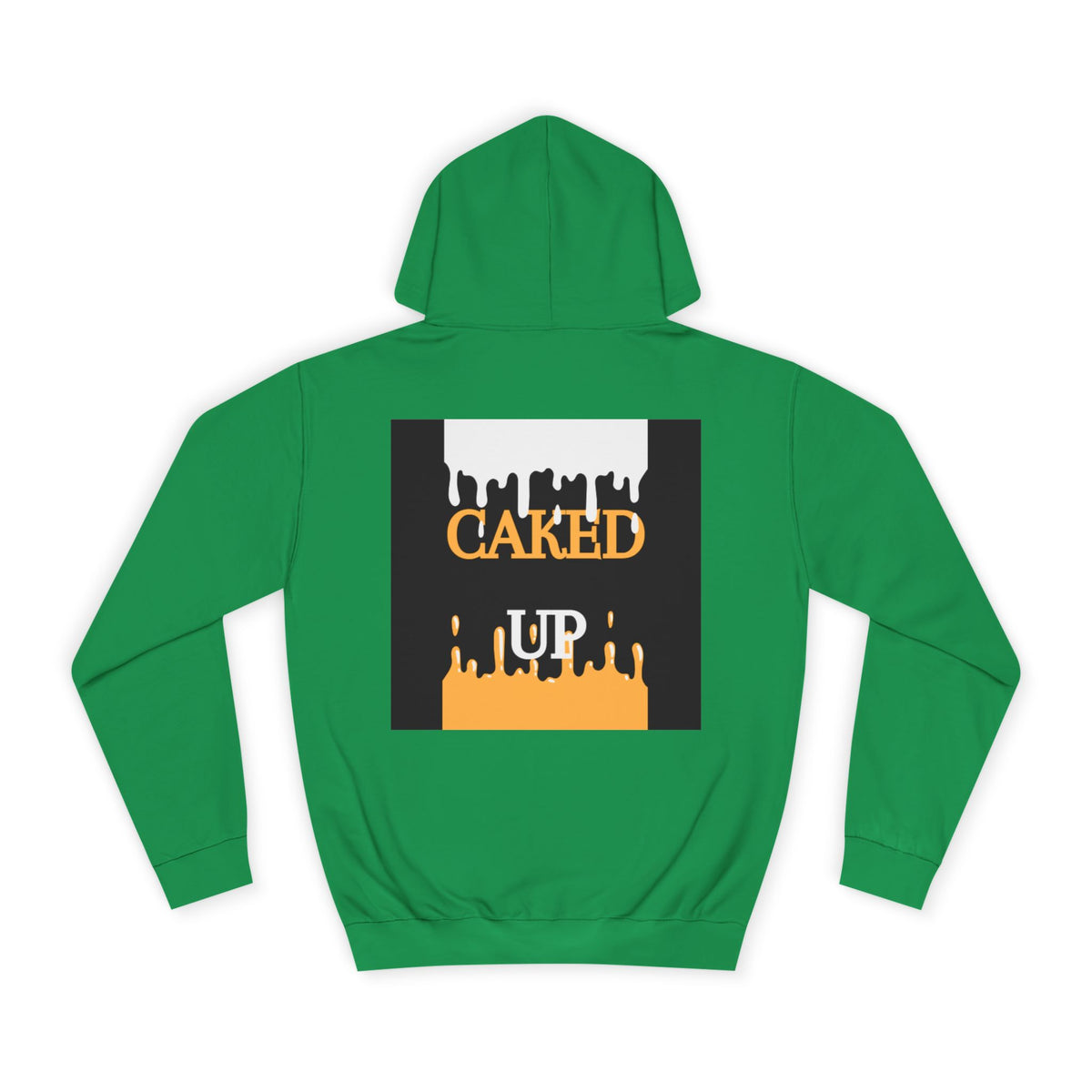 M&H Hoodie — "Caked Up" Graphic College Pullover