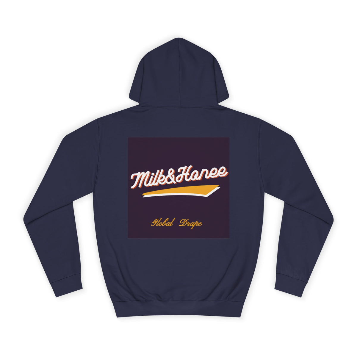 M&H Hoodie — "Drape" Graphic College Pullover