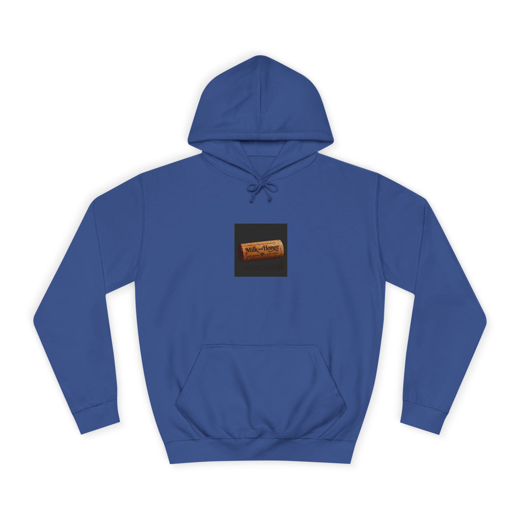 Wine Club Hoodie — "M&H Grigio Flow" Graphic College Pullover