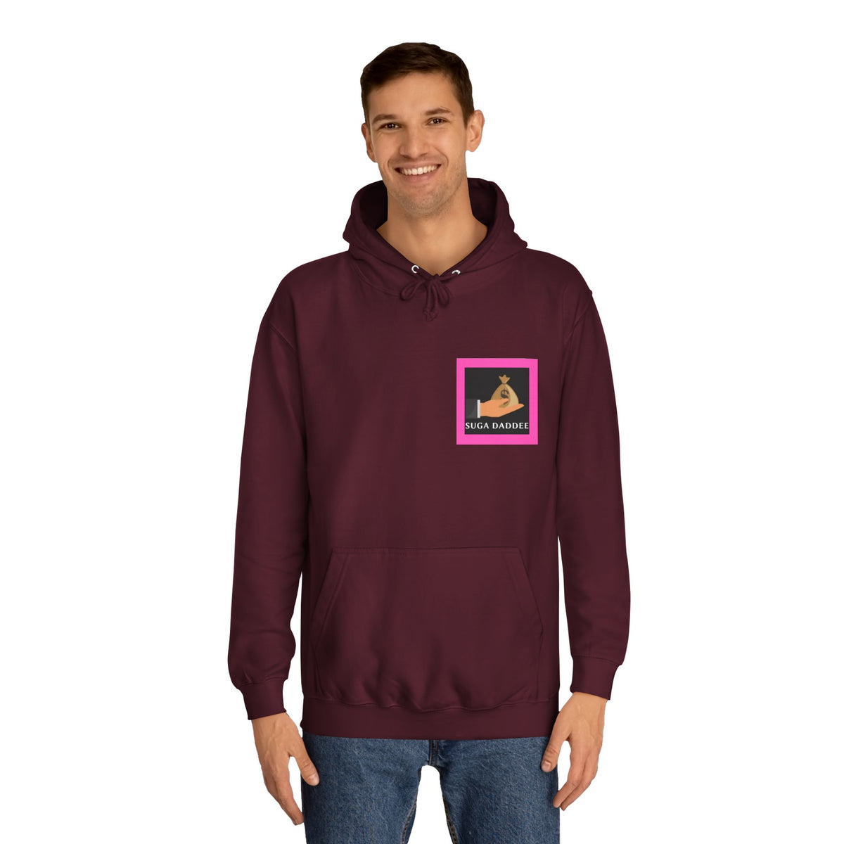 College Hoodie — Retro Neon 'Royale' Graphic Pullover
