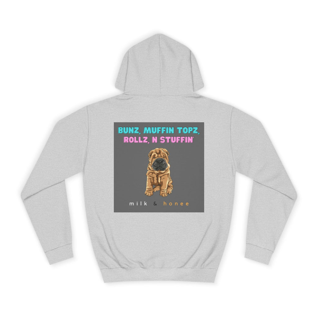 M&H Hoodie — "Muffin Topz" Graphic College Pullover