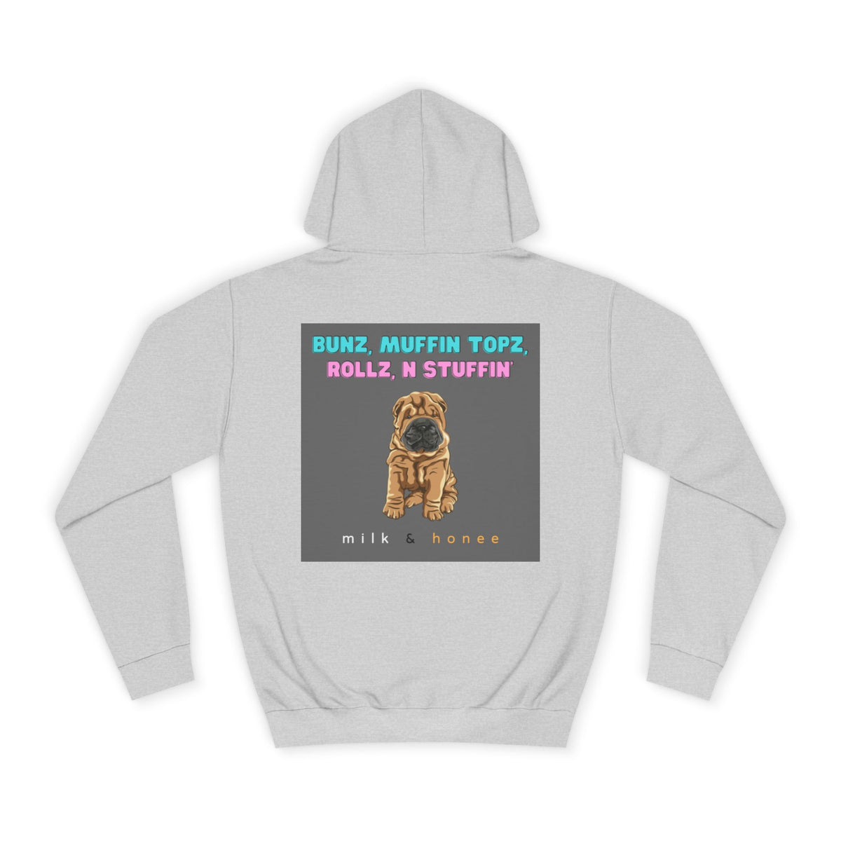 M&H Hoodie — "Muffin Topz" Graphic College Pullover