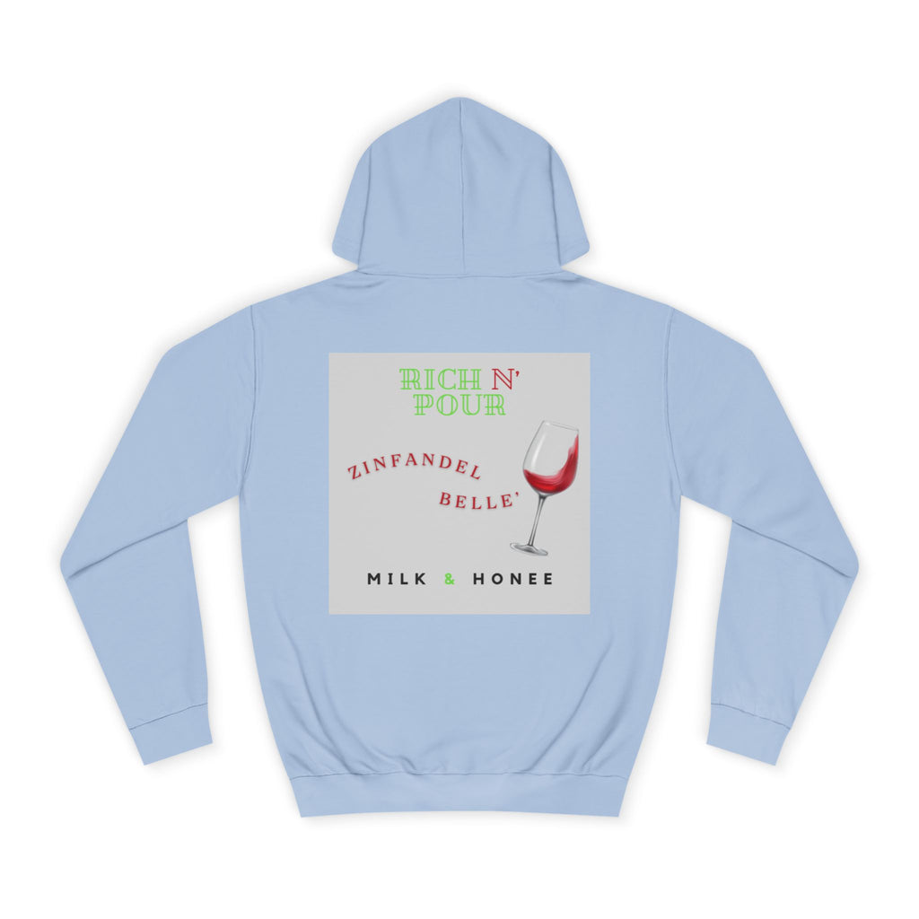 Wine Club Hoodie — "M&H Zinner 2" Graphic College Pullover