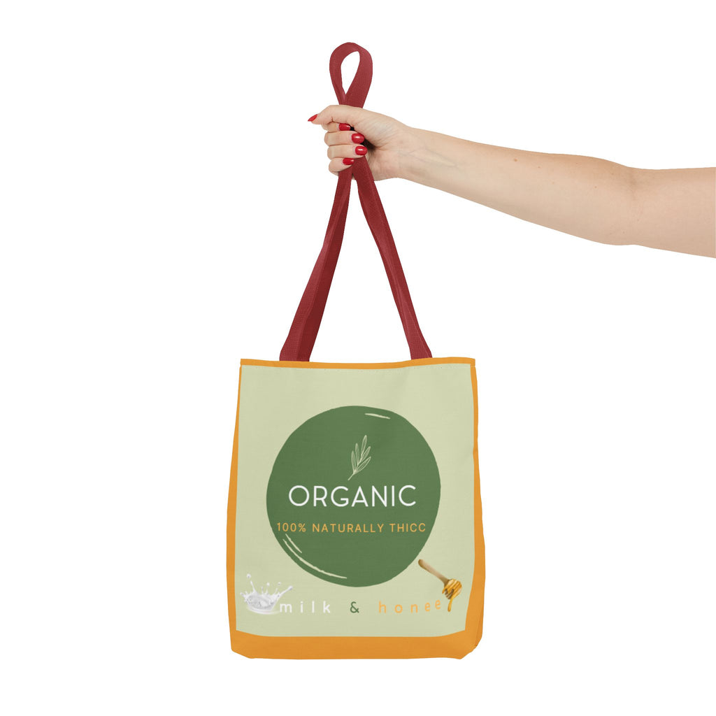 Organic Milk & Honee Tote Bag — Natural, Eco-Friendly Market Tote