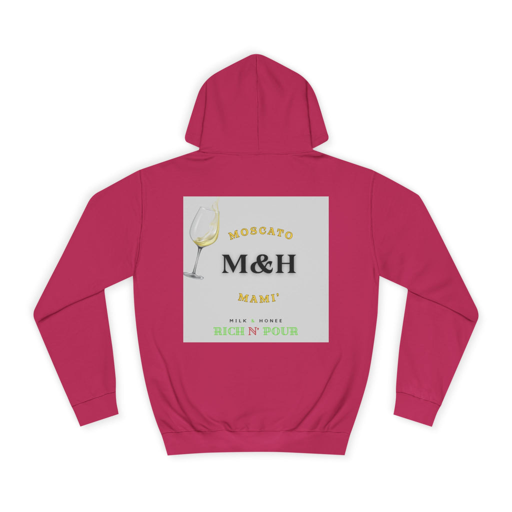 Wine Club Hoodie — "M&H Moscato" Graphic College Pullover