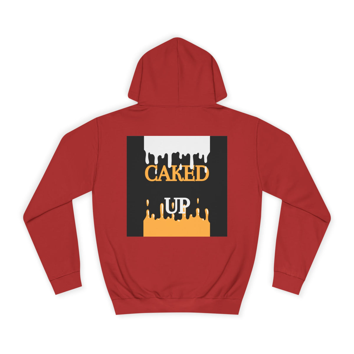 M&H Hoodie — "Caked Up" Graphic College Pullover