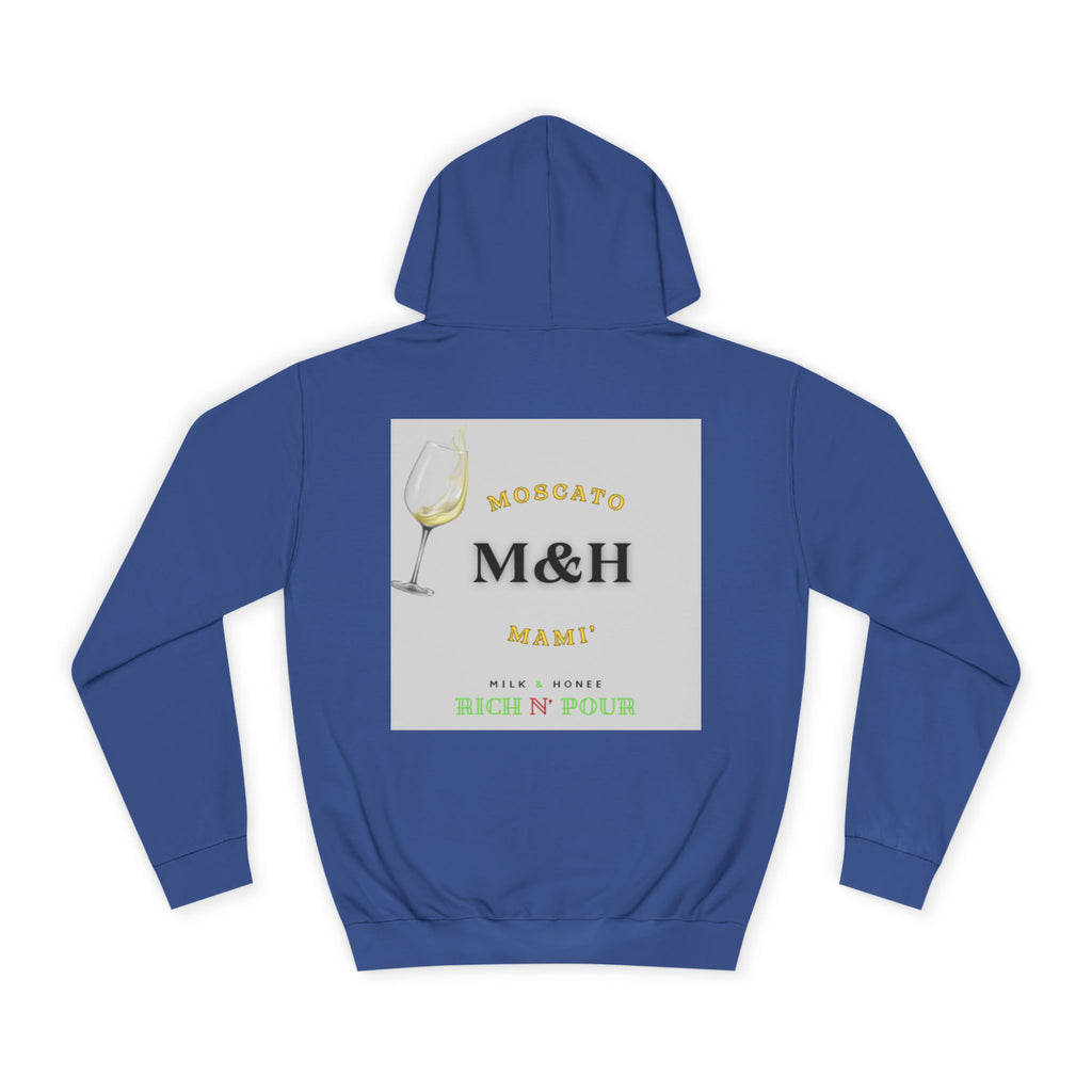Wine Club Hoodie — "M&H Moscato" Graphic College Pullover