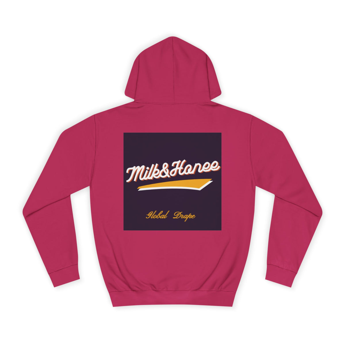 M&H Hoodie — "Drape" Graphic College Pullover