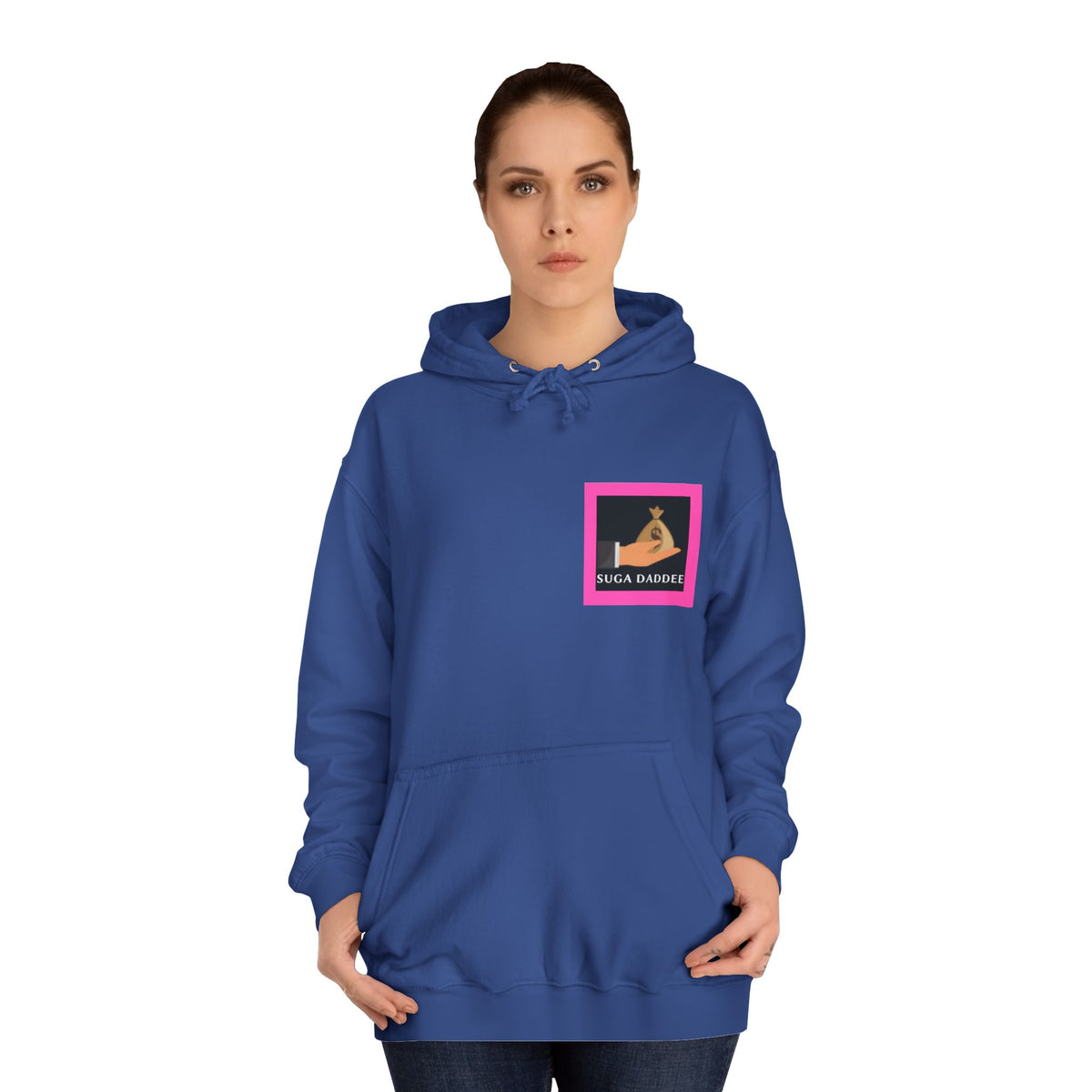 College Hoodie — Retro Neon 'Brozart' Graphic Pullover