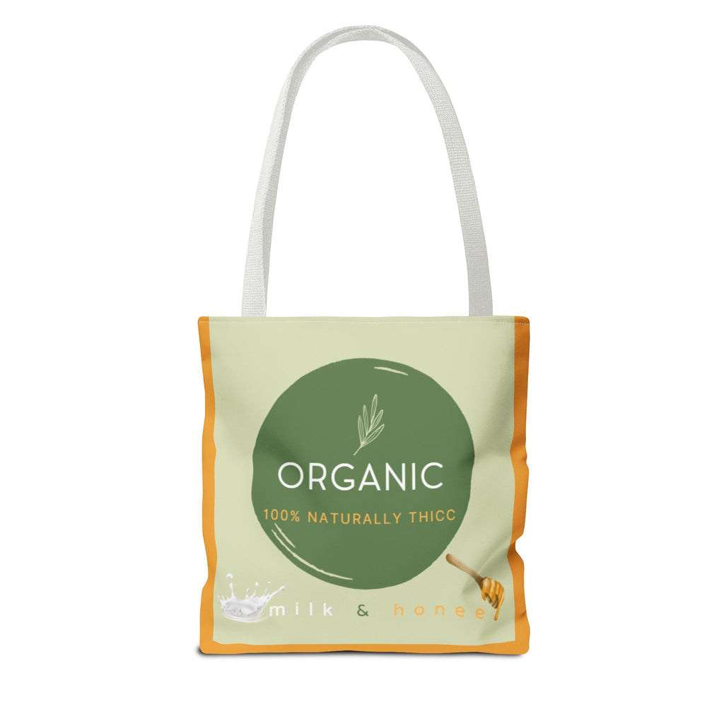 Organic Milk & Honee Tote Bag — Natural, Eco-Friendly Market Tote