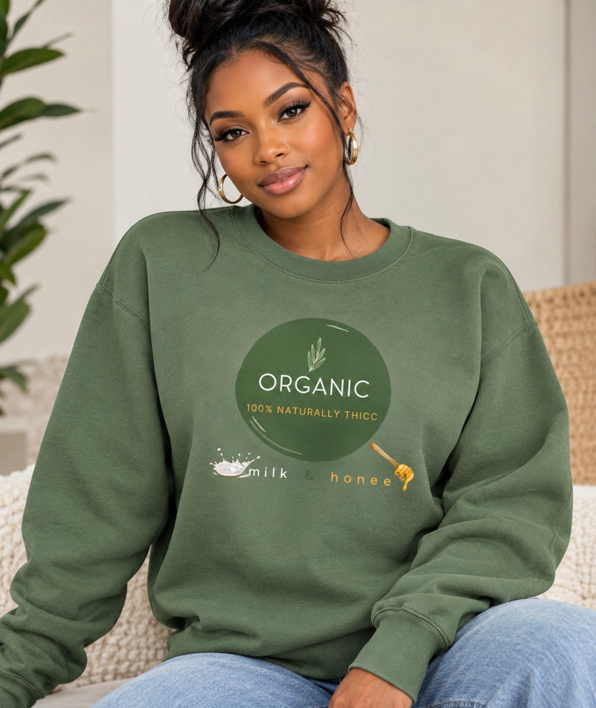 Naturally Thicc Crewneck SS